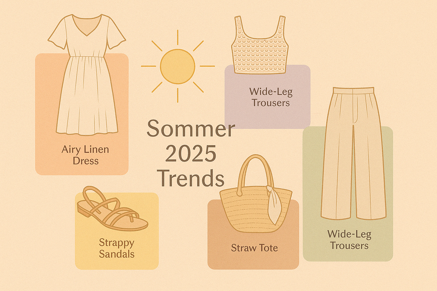 Mode-Trends Sommer 2025: So stylst du dich in der heißesten Saison des Jahres
