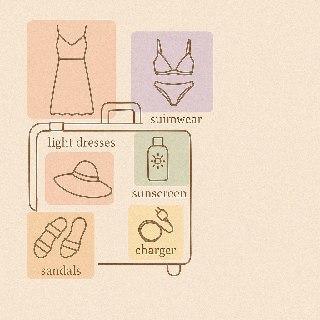 Packe wie ein Pro: Die ultimative Packliste für deinen Sommerurlaub 2025